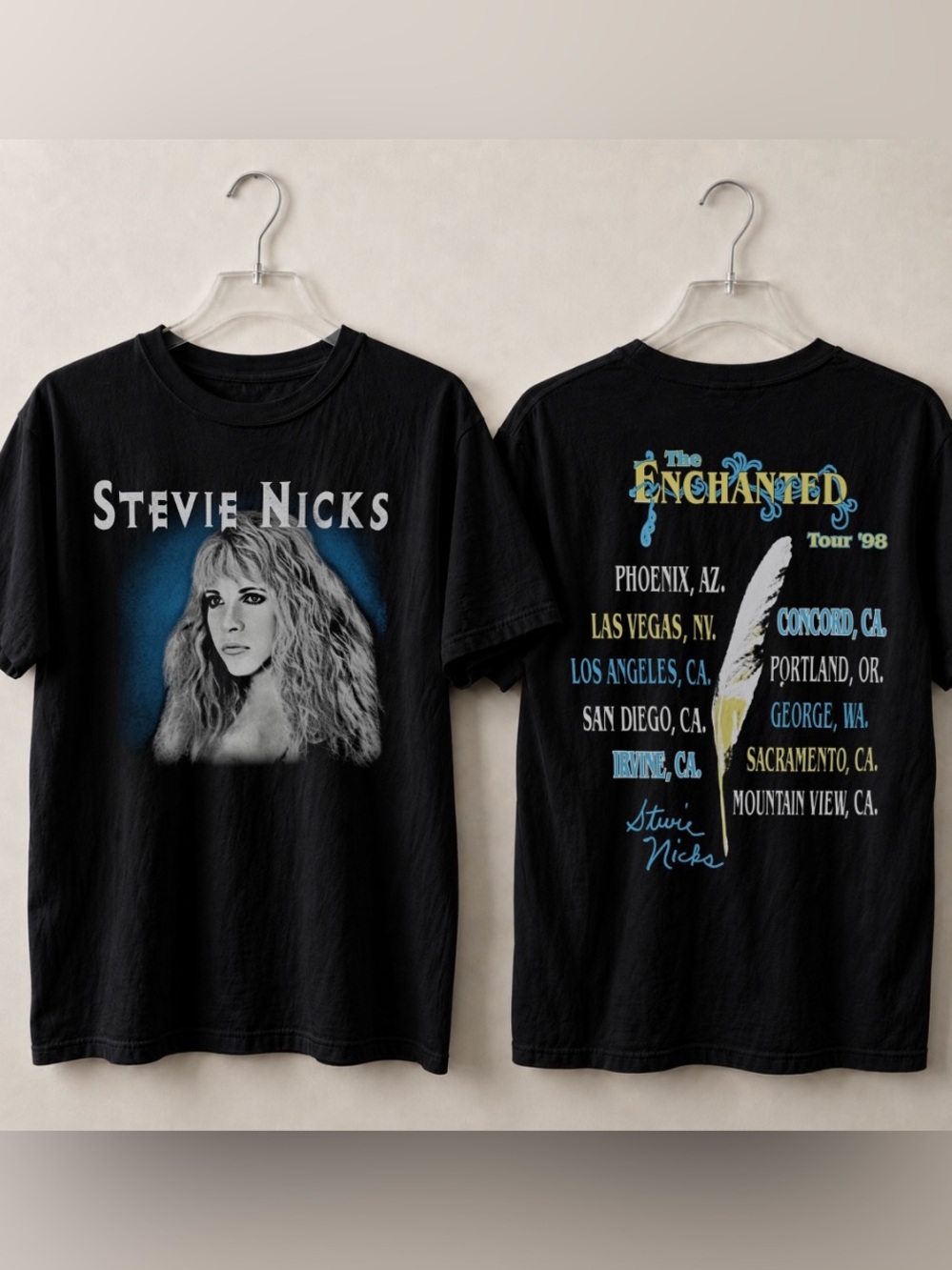 1998 Stevie Nicks The Enchanted US Tour Tee - Gildan 5000